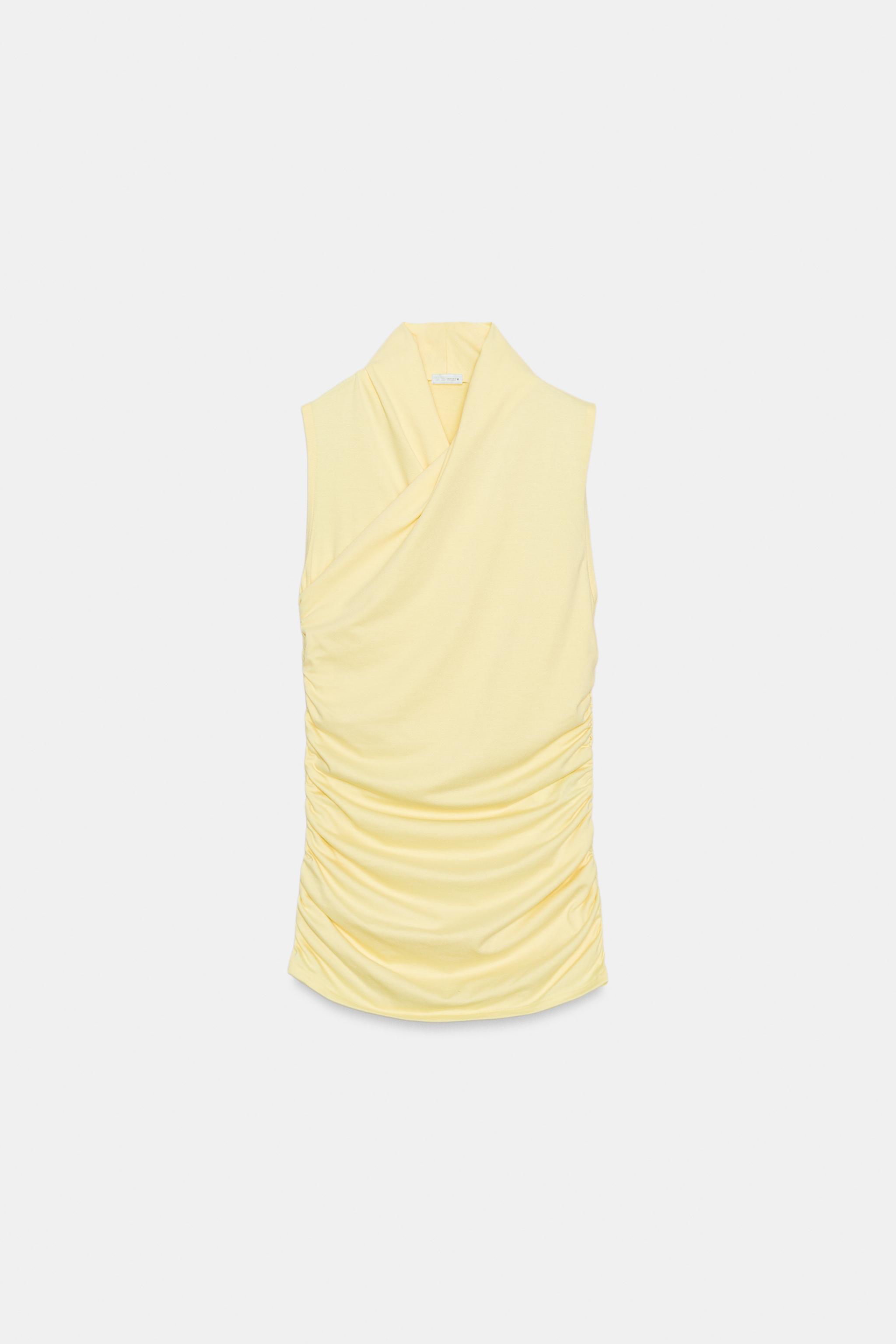 TOP DRAPÉ À PLIS